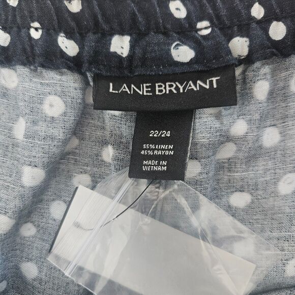 Women's Black and White Polka Dot Shorts - Picture 2 of 9